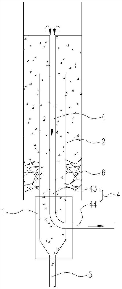 Gas drainage hole drainage method