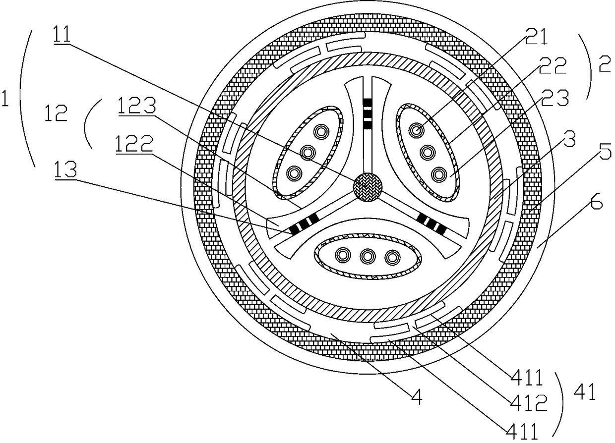 Flexible heating cable