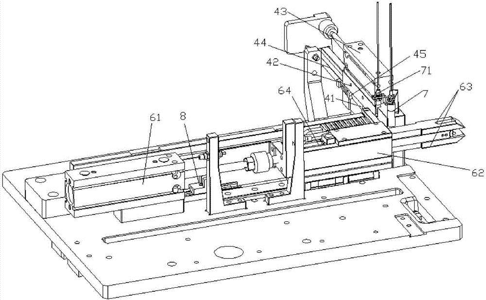Magnetic steel automatic feeding and attaching mechanism