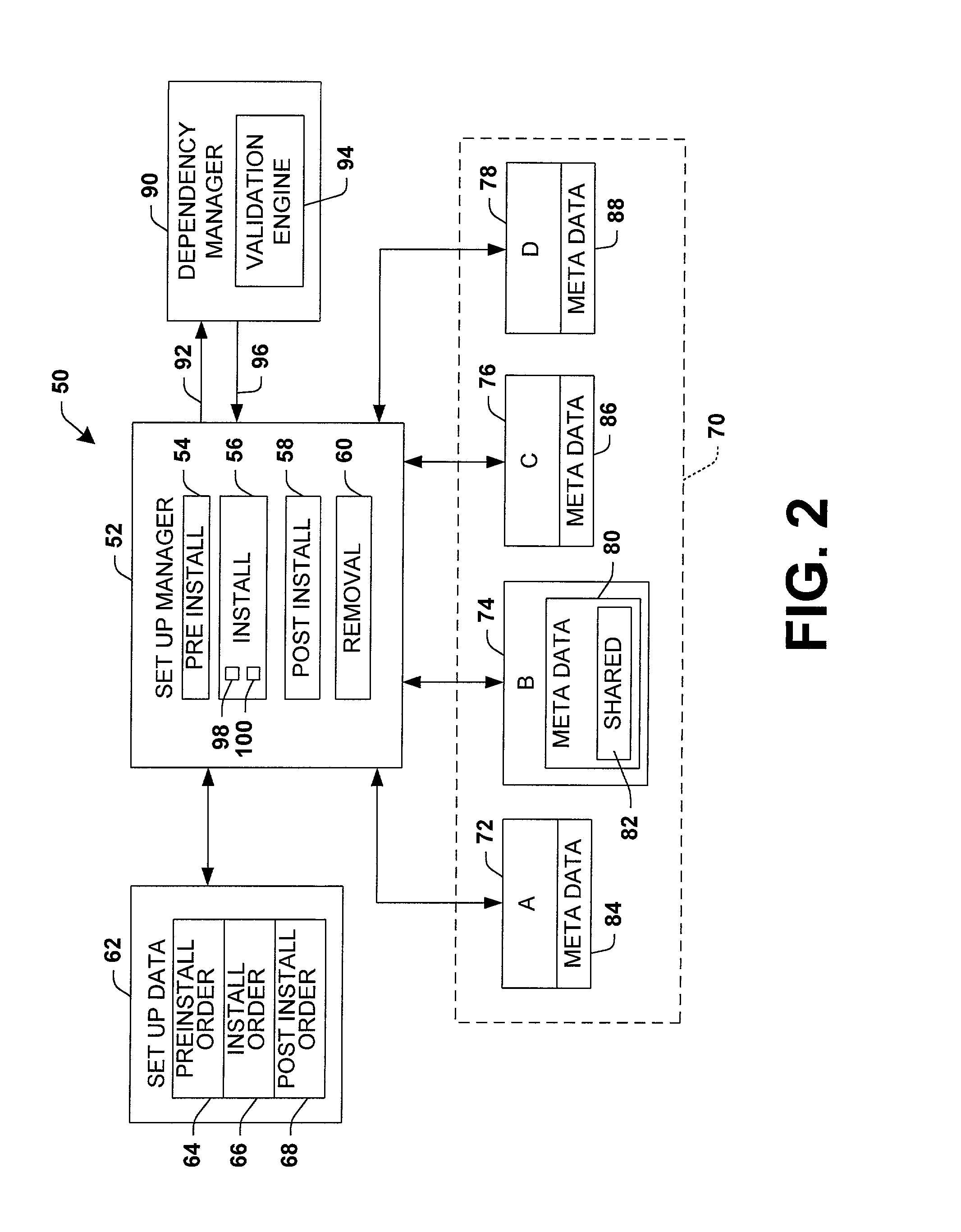 System and method to facilitate installation and/or removal of components