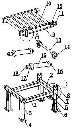 An inclination-adjustable sunshade and thermal insulation aluminum film transmission device