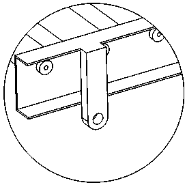 An inclination-adjustable sunshade and thermal insulation aluminum film transmission device