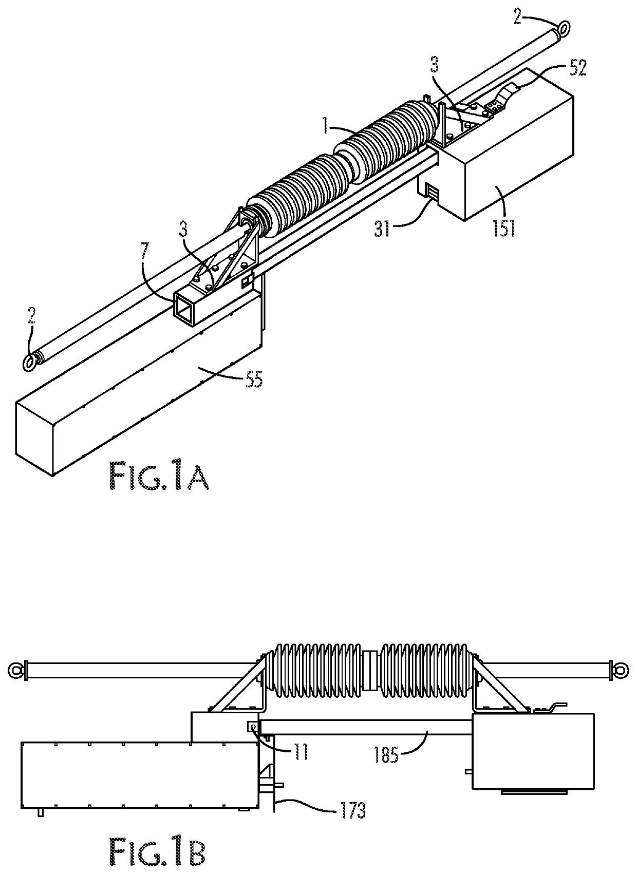 Inline disconnect for multiphase electric utility line applications