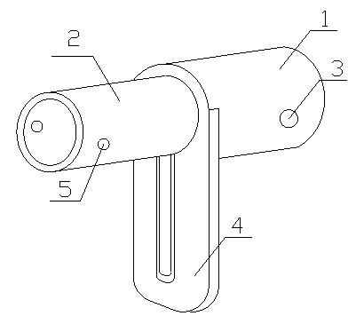 Adjustable eddy current probe fixing mechanism used for detecting central hole of turbine rotor