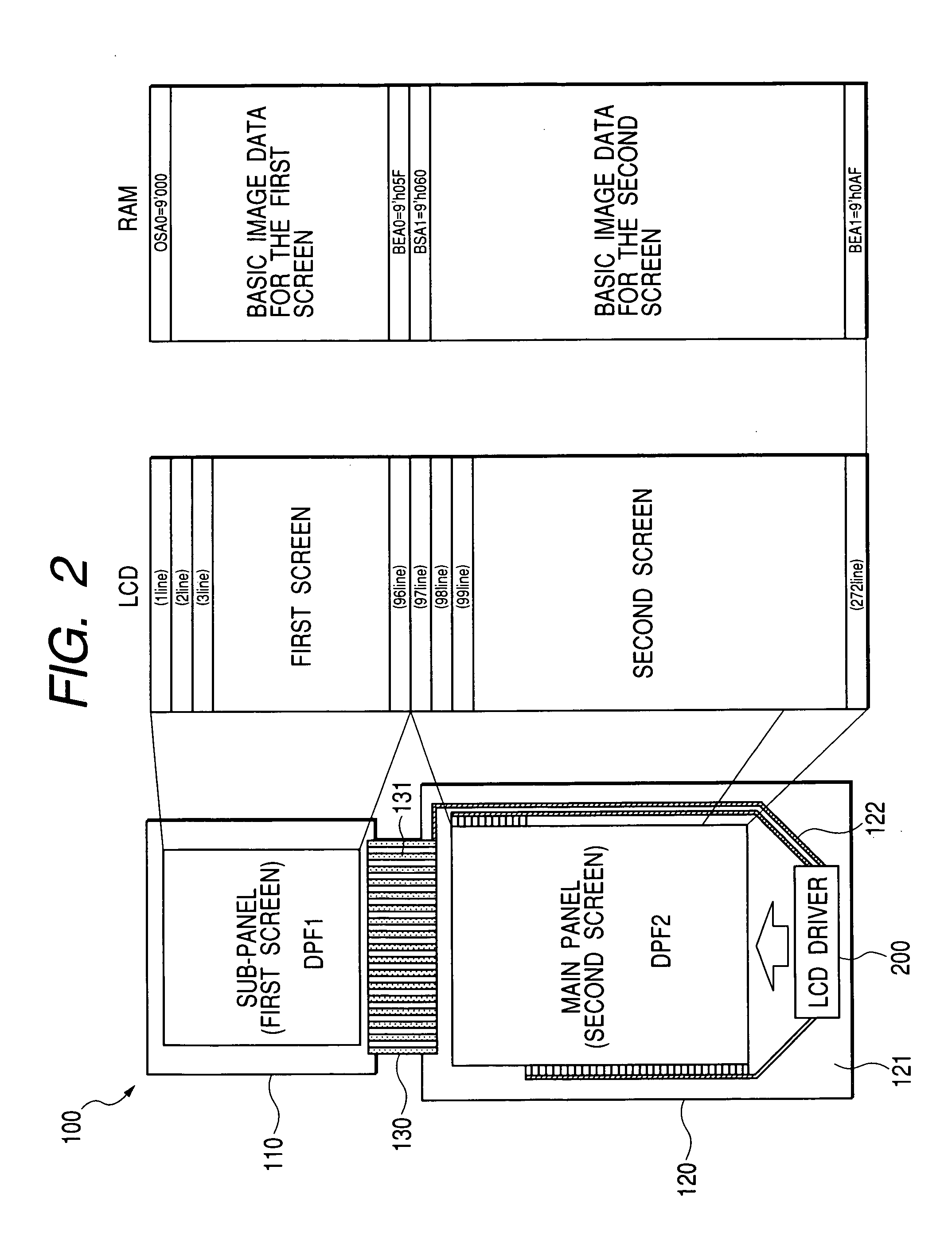 Display drive control device and electric device including display device