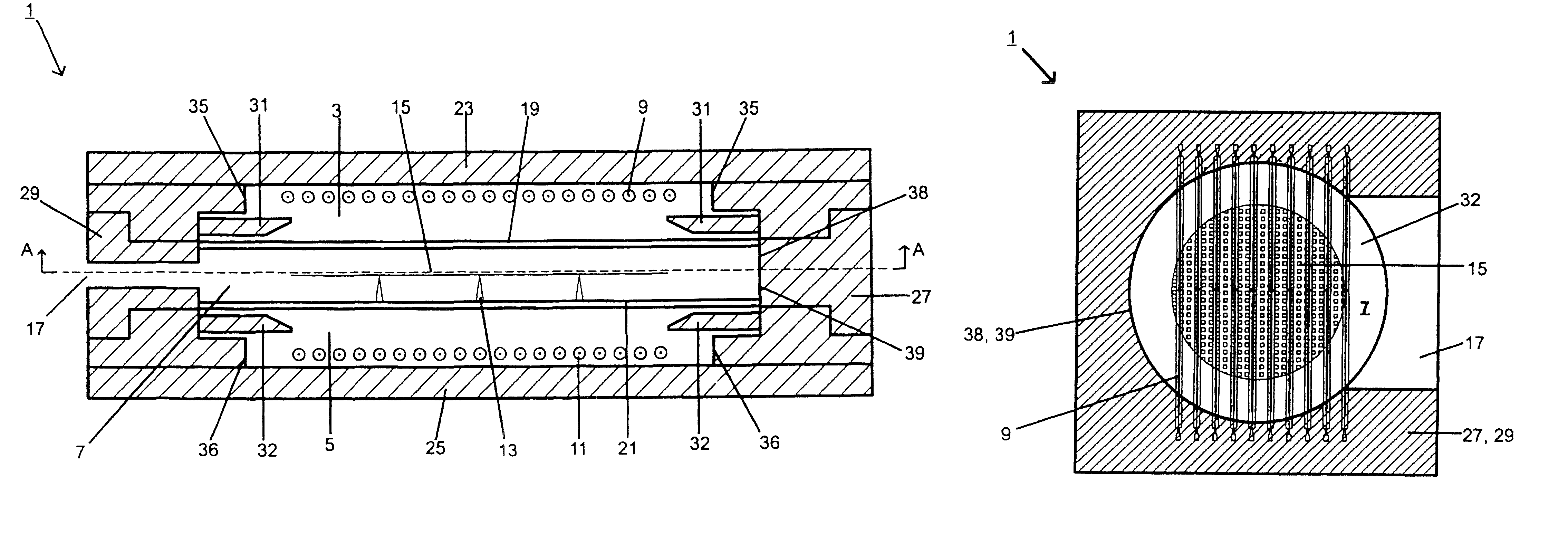 Apparatus for thermally treating semiconductor substrates