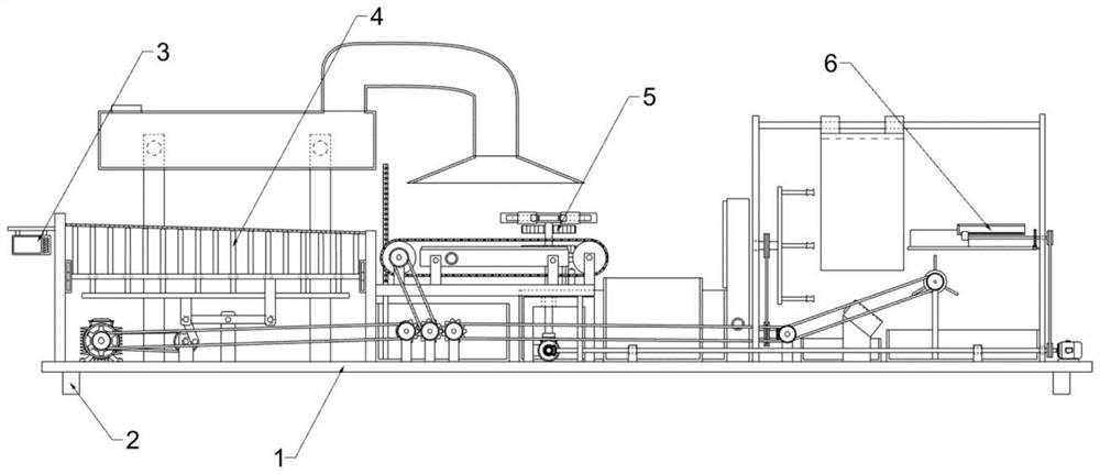 Packaged plastic bag splitting device capable of achieving classified treatment