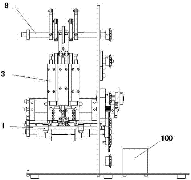 Full-automatic resistor bending machine and resistor bending method