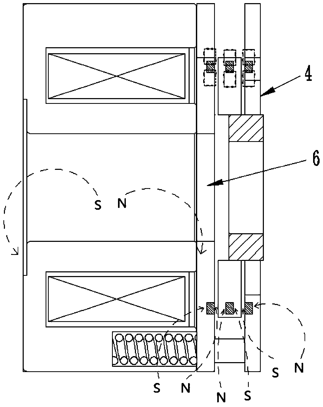 Electromagnetic brake and friction plate assembly thereof