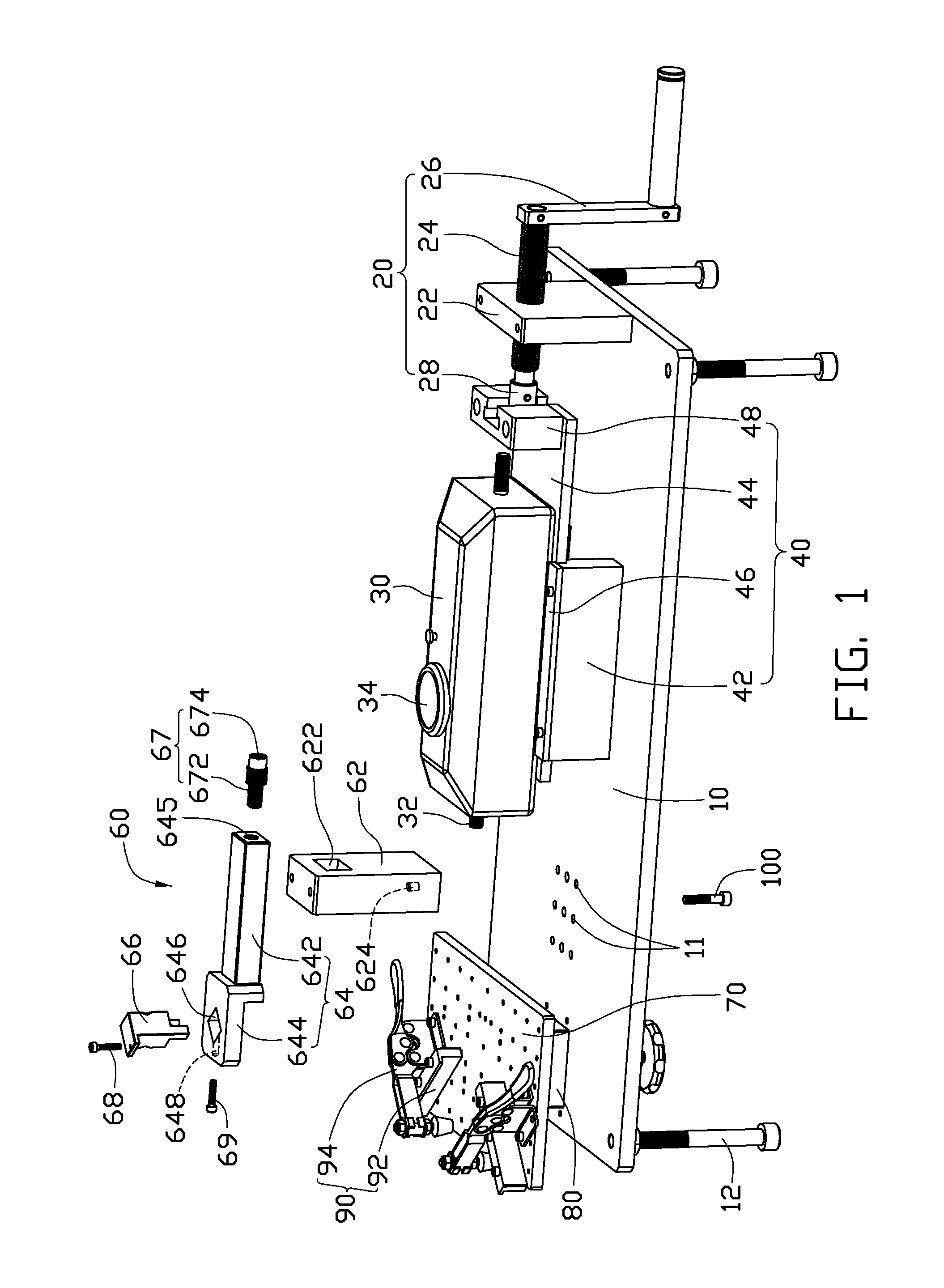 Apparatus for testing object strength