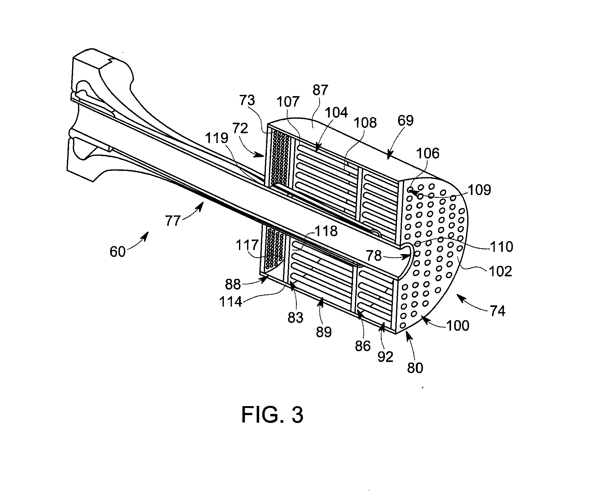 Turbomachine combustor nozzle including a monolithic nozzle component and method of forming the same