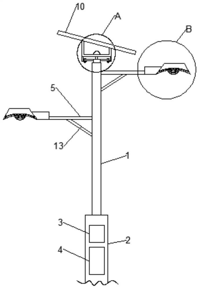 Solar street lamp with mosquito eliminating function