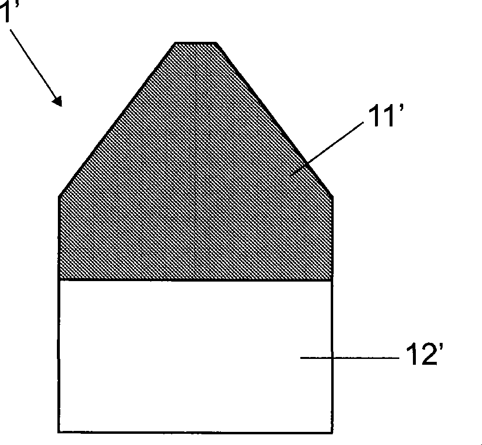 Electrode for a discharge lamp and a method for producing such an electrode