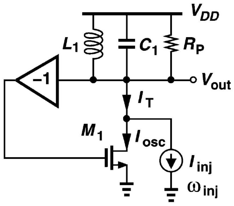 An injection-locked millimeter-wave frequency divider based on a self-oscillating optical frequency comb and its frequency division method