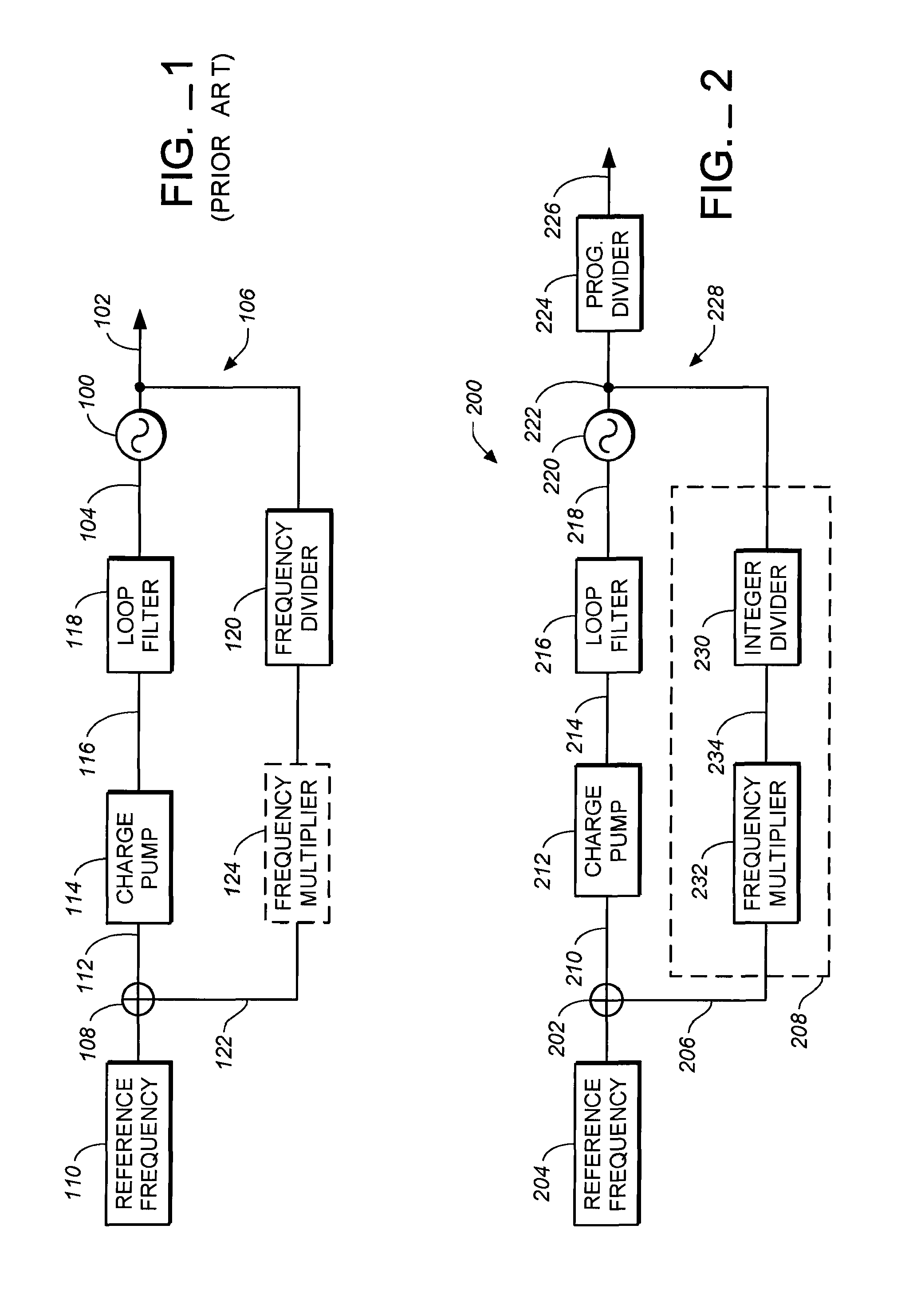 High bandwidth phase locked loop (PLL) with feedback loop including a frequency divider