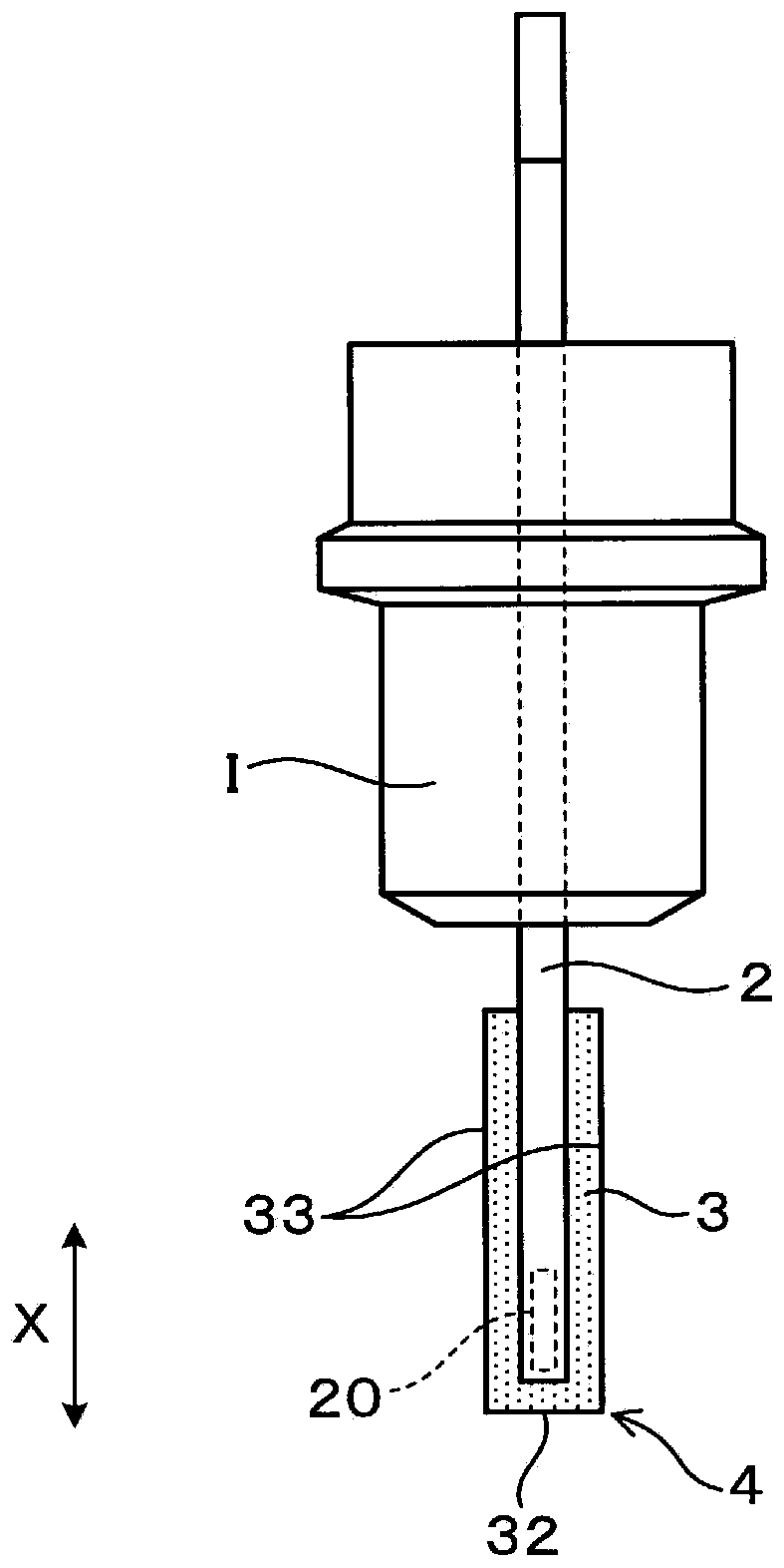 Gas sensor element and gas sensor