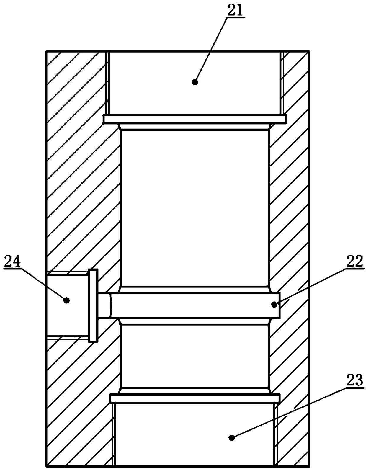 A full-sea deep ultra-high pressure seawater speed regulating valve