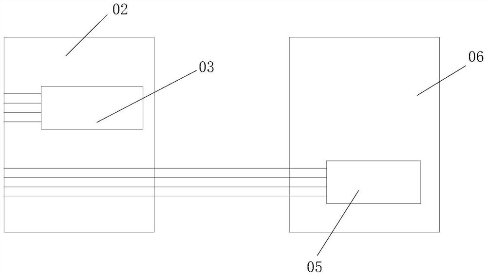 Stacked chip and test method of stacked chip