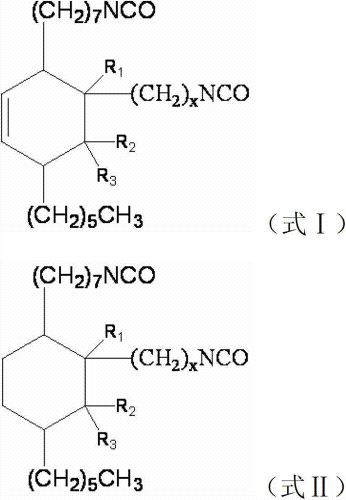Preparation method of C21-36 alicyclic diisocyanate and use
