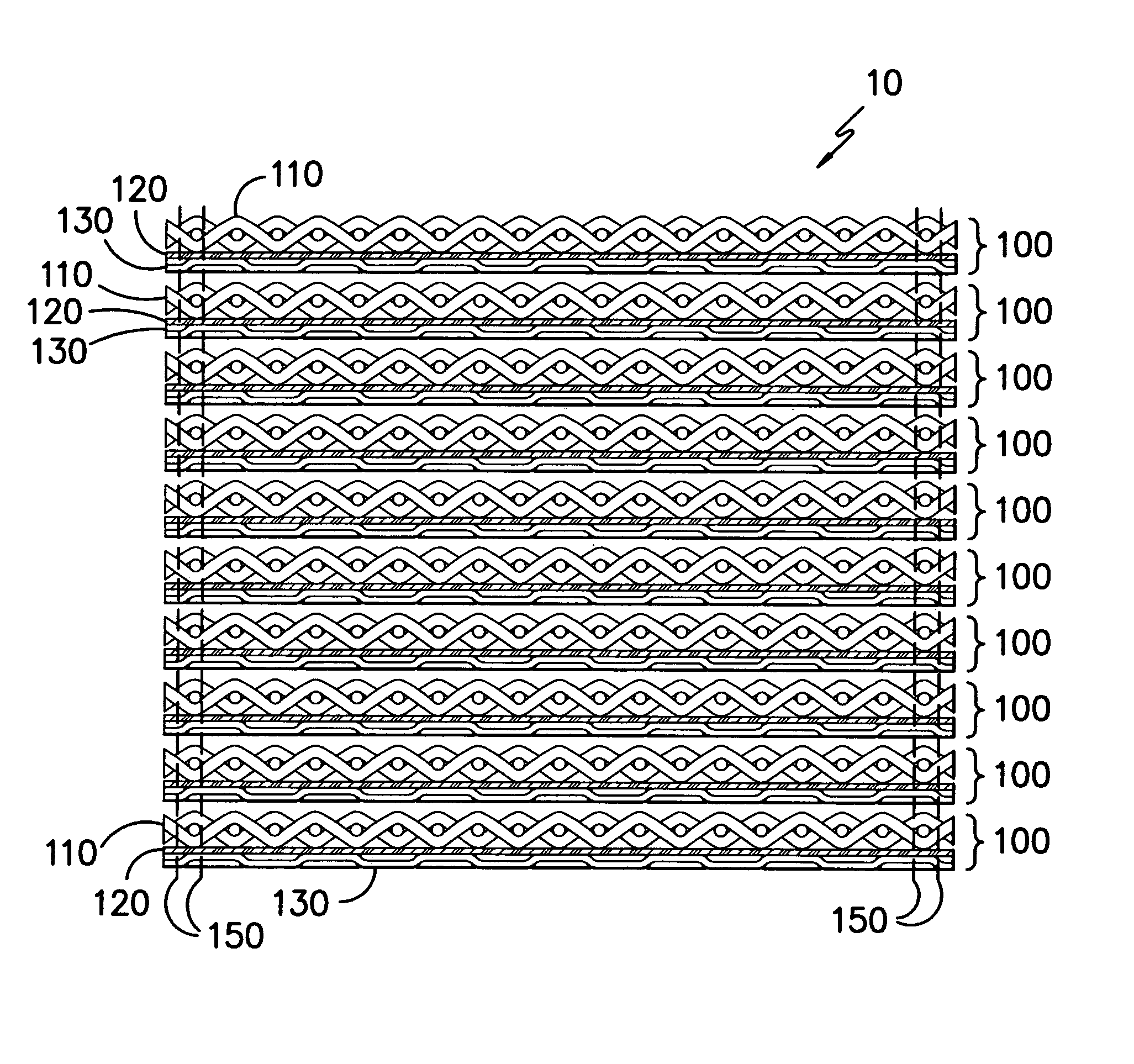 Flexible spike and knife resistant composite