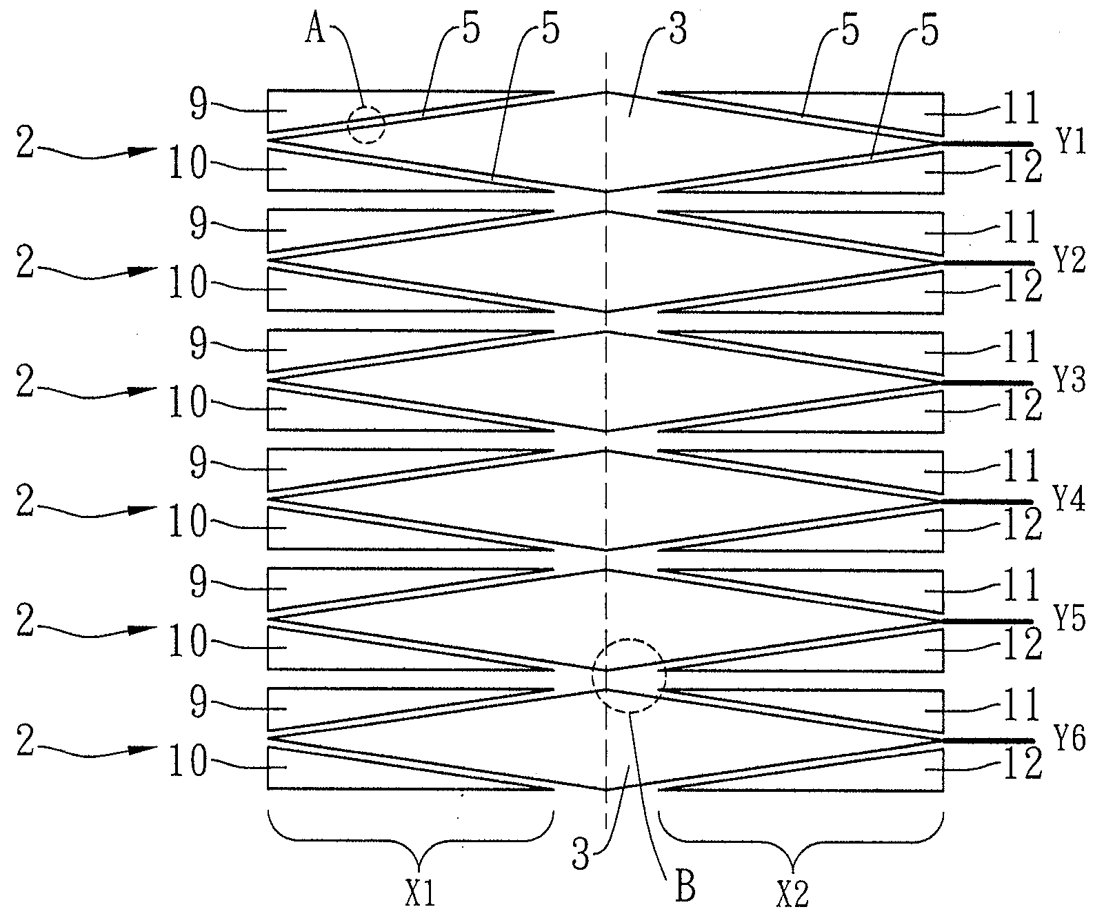 Projecting capacitive touch sensing device, display panel, and image display system