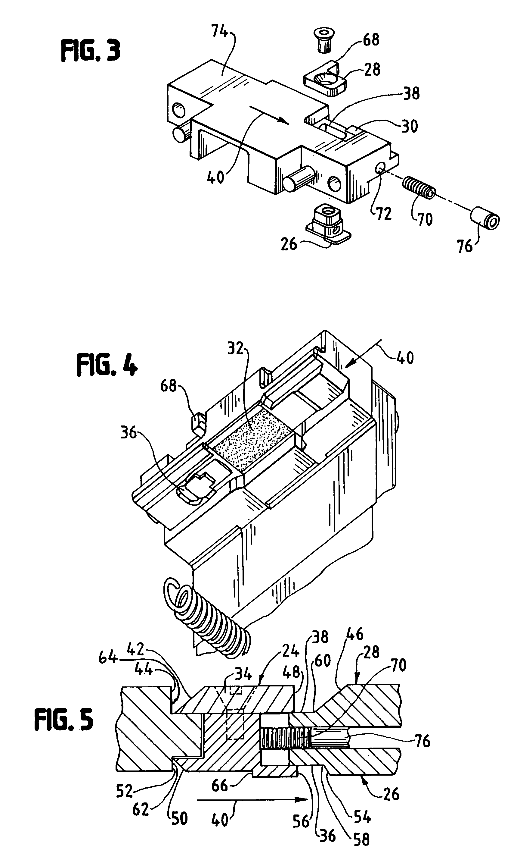 Strapping machine with self cleaning feed limit switch components