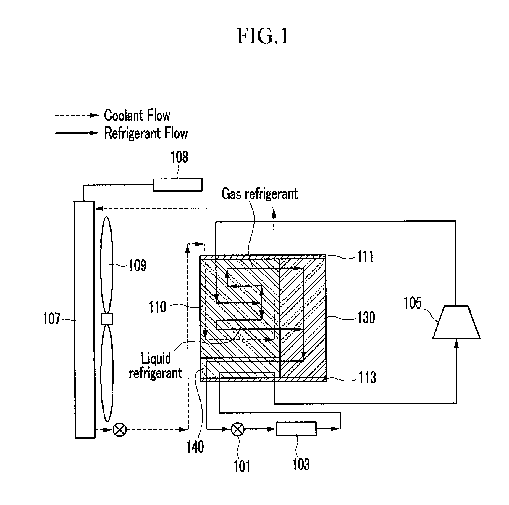 Condenser for vehicle