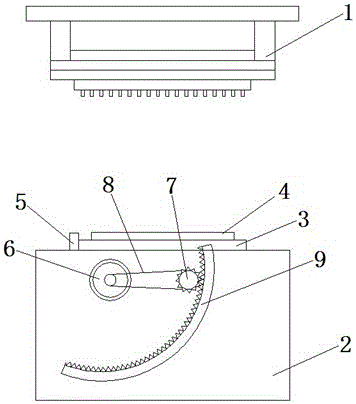 Lower mold stripping mechanism for automobile