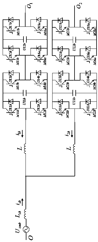 H-bridge cascaded SVG parallel harmonic circulation suppression method