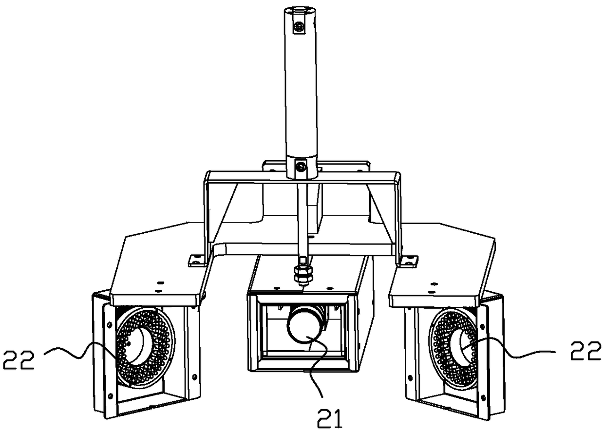 Automatic sorting device, sorting method and sorting system for hub appearance based on machine vision