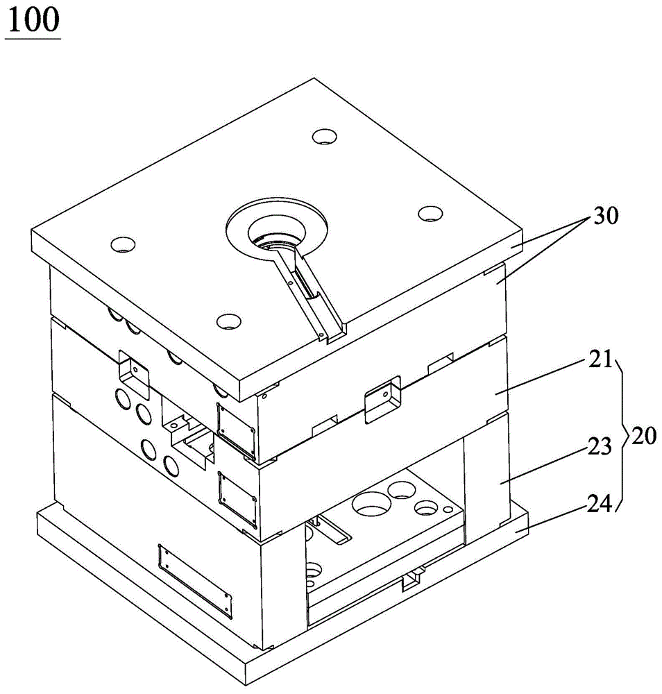 Side pulling and ejection device and injection mold
