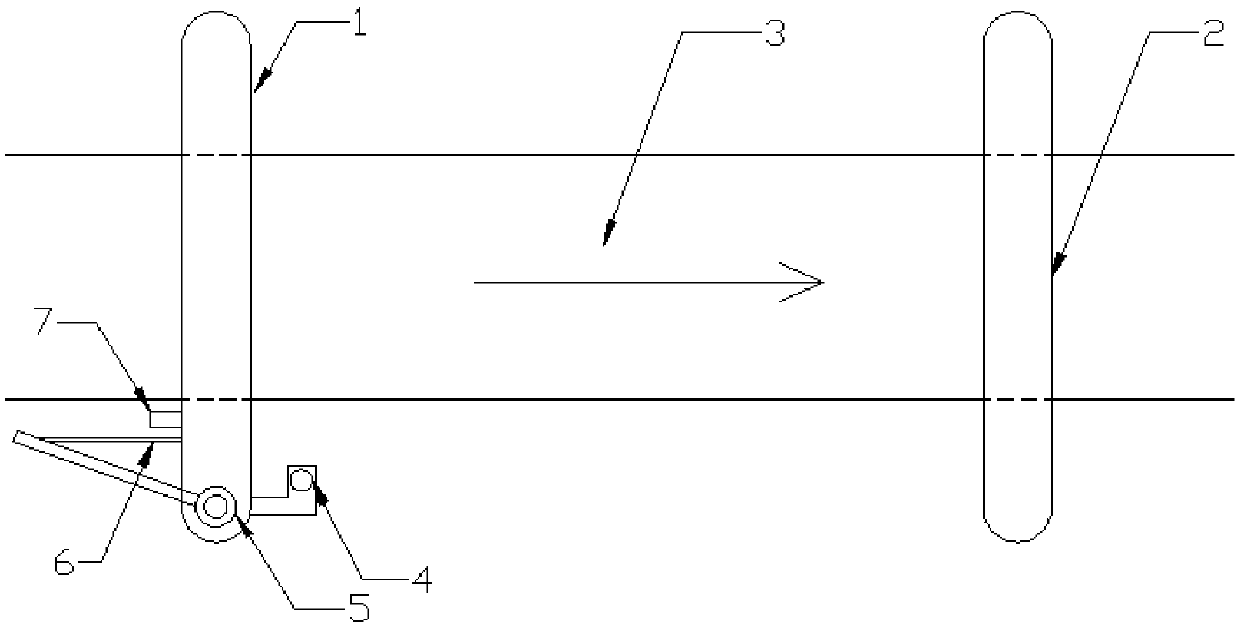 A swing type pre-limit rod and a vehicle super-height detection method