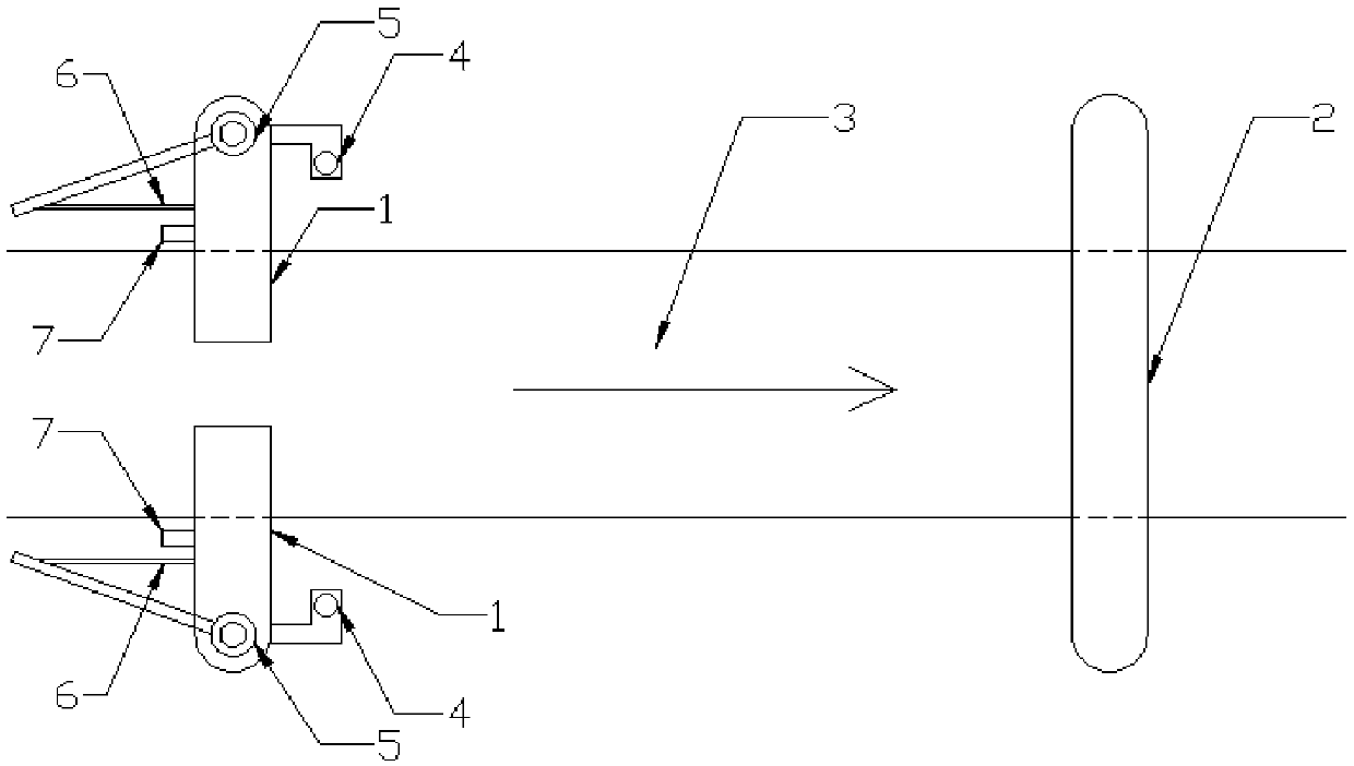 A swing type pre-limit rod and a vehicle super-height detection method