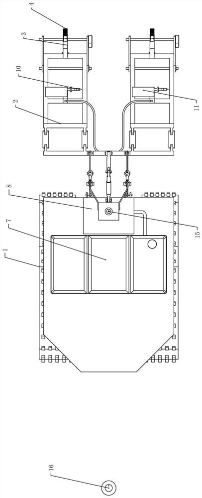 Automatic driving hole fertilizer applicator capable of regulating and controlling liquid fertilizer spraying angle in real time