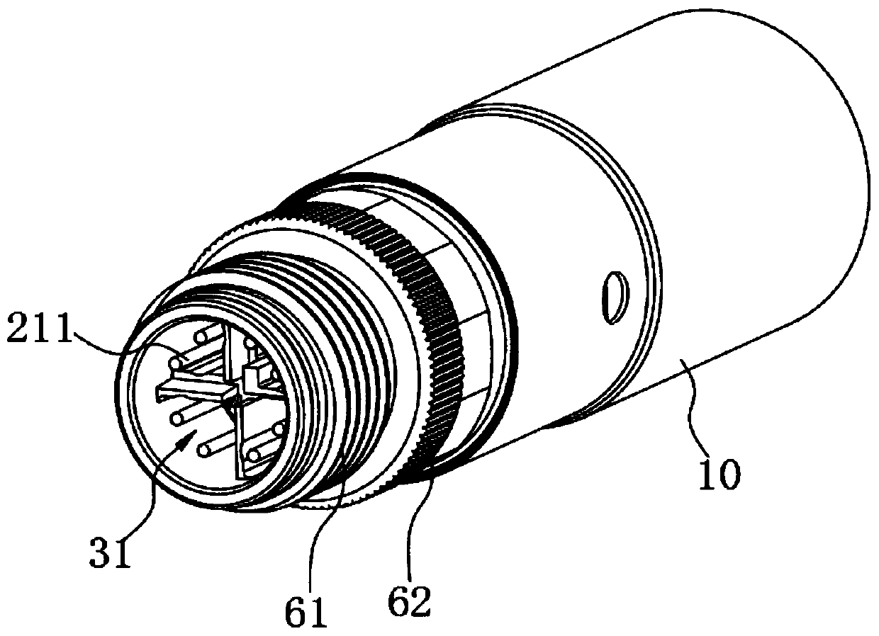 Line end network adapter and network adapter structure