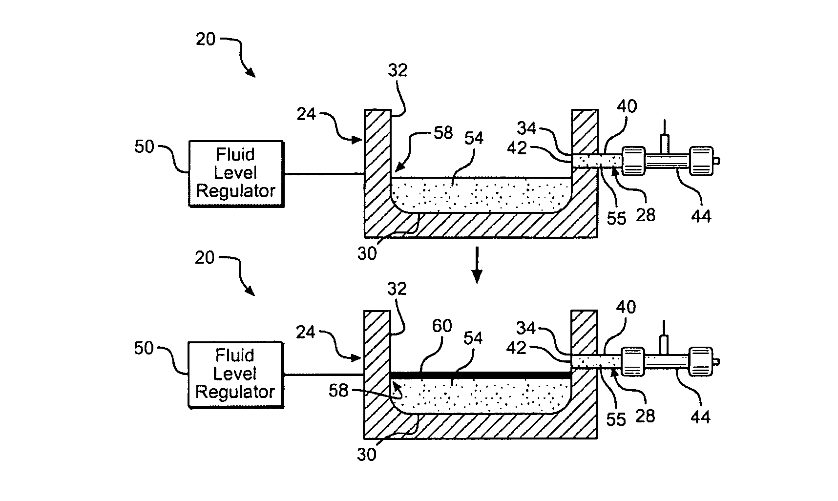Method and apparatus for single side bilayer formation
