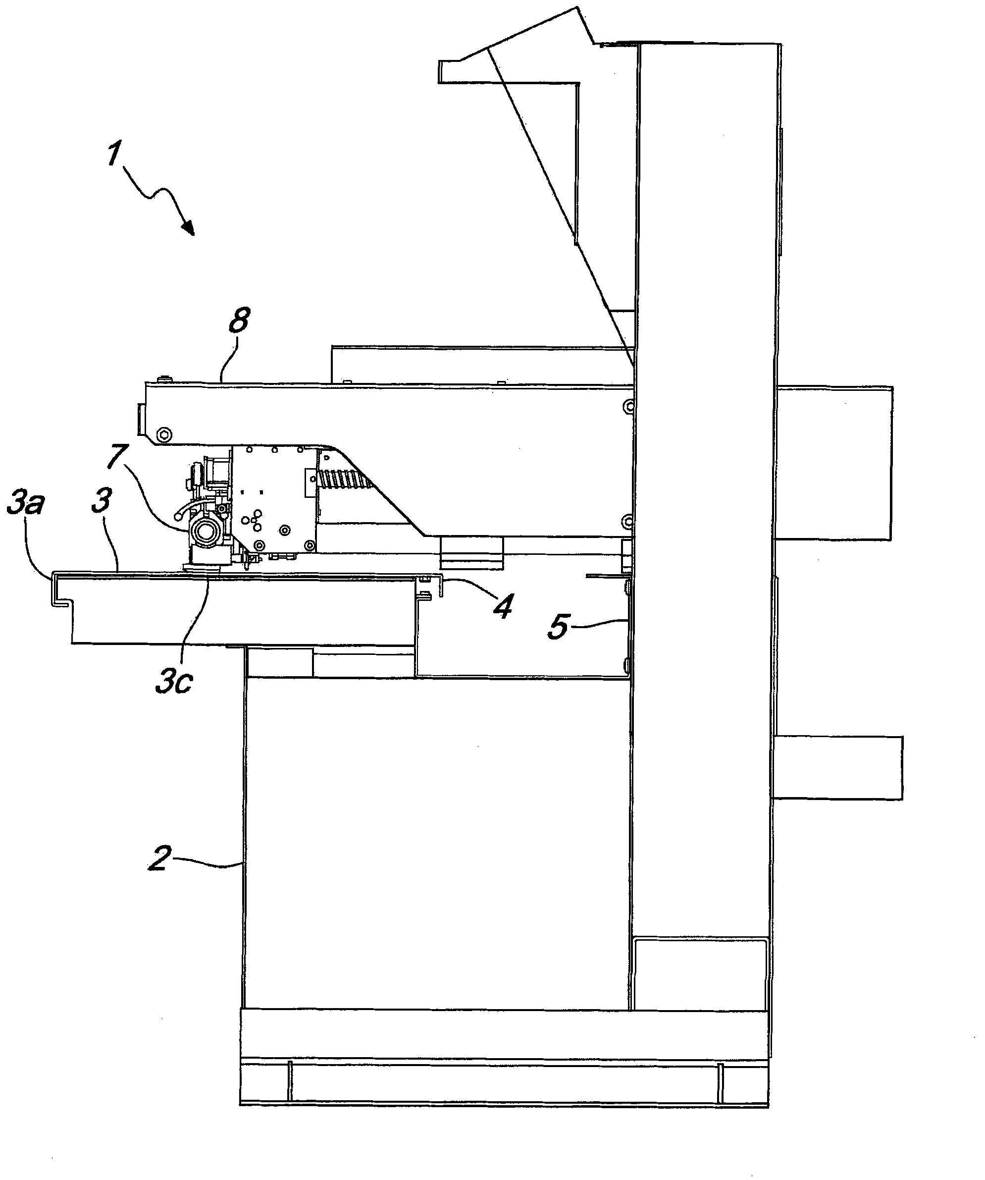Machine for cutting hides and the like and sheet-like materials in general, with simplified-access worktable