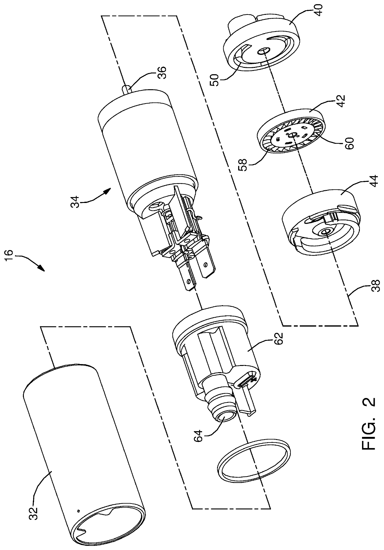 Fuel pump with vapor purge valve assembly