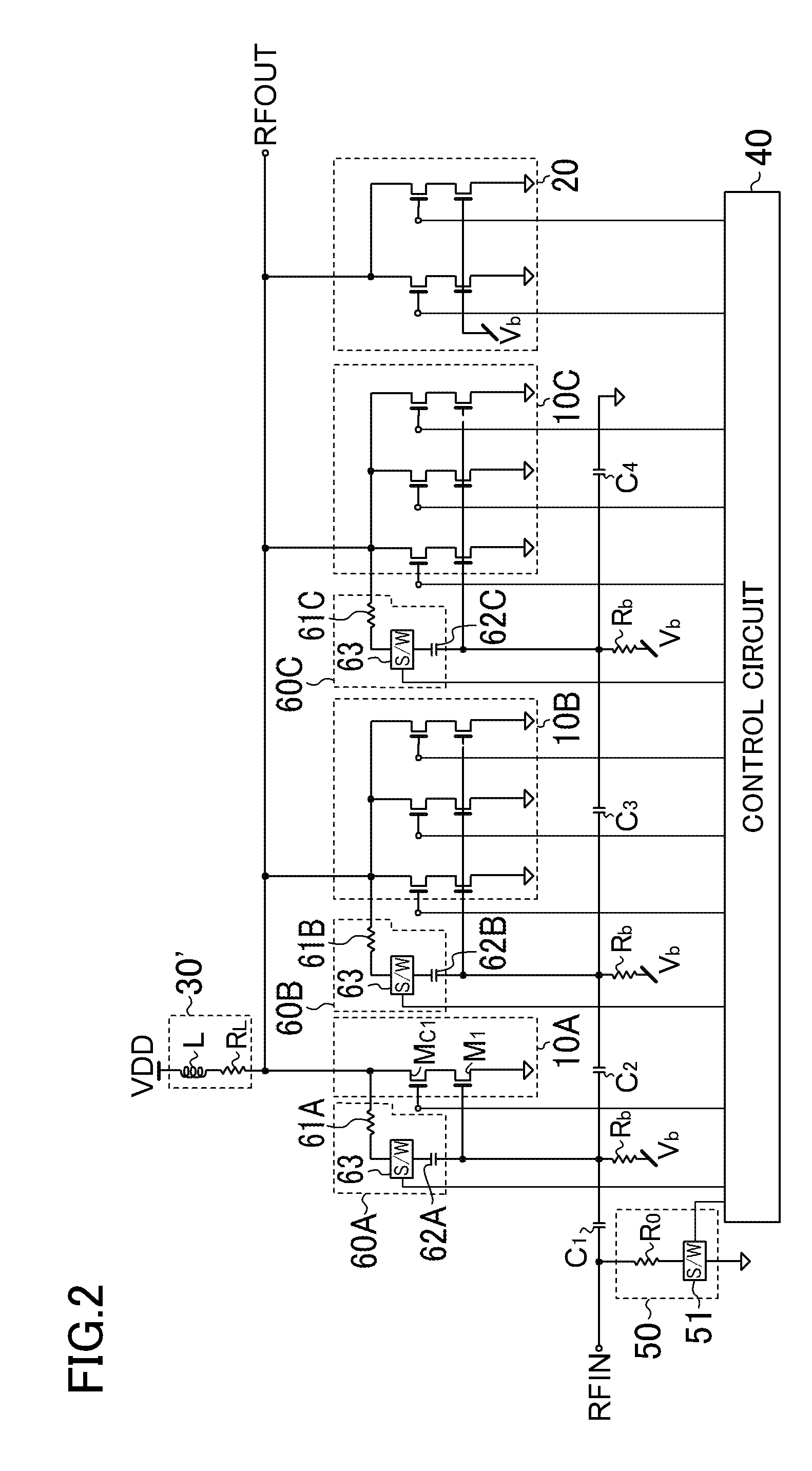 Variable gain amplifier and high-frequency signal receiving apparatus comprising the same
