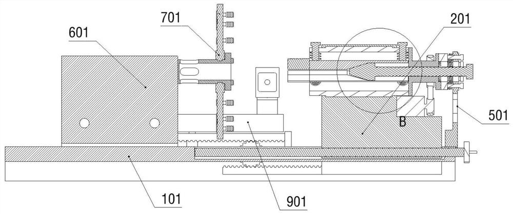 Detection device for turbine blade of aircraft engine