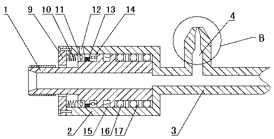 Nozzle system and method for removing residual stress in material through high-pressure water jet