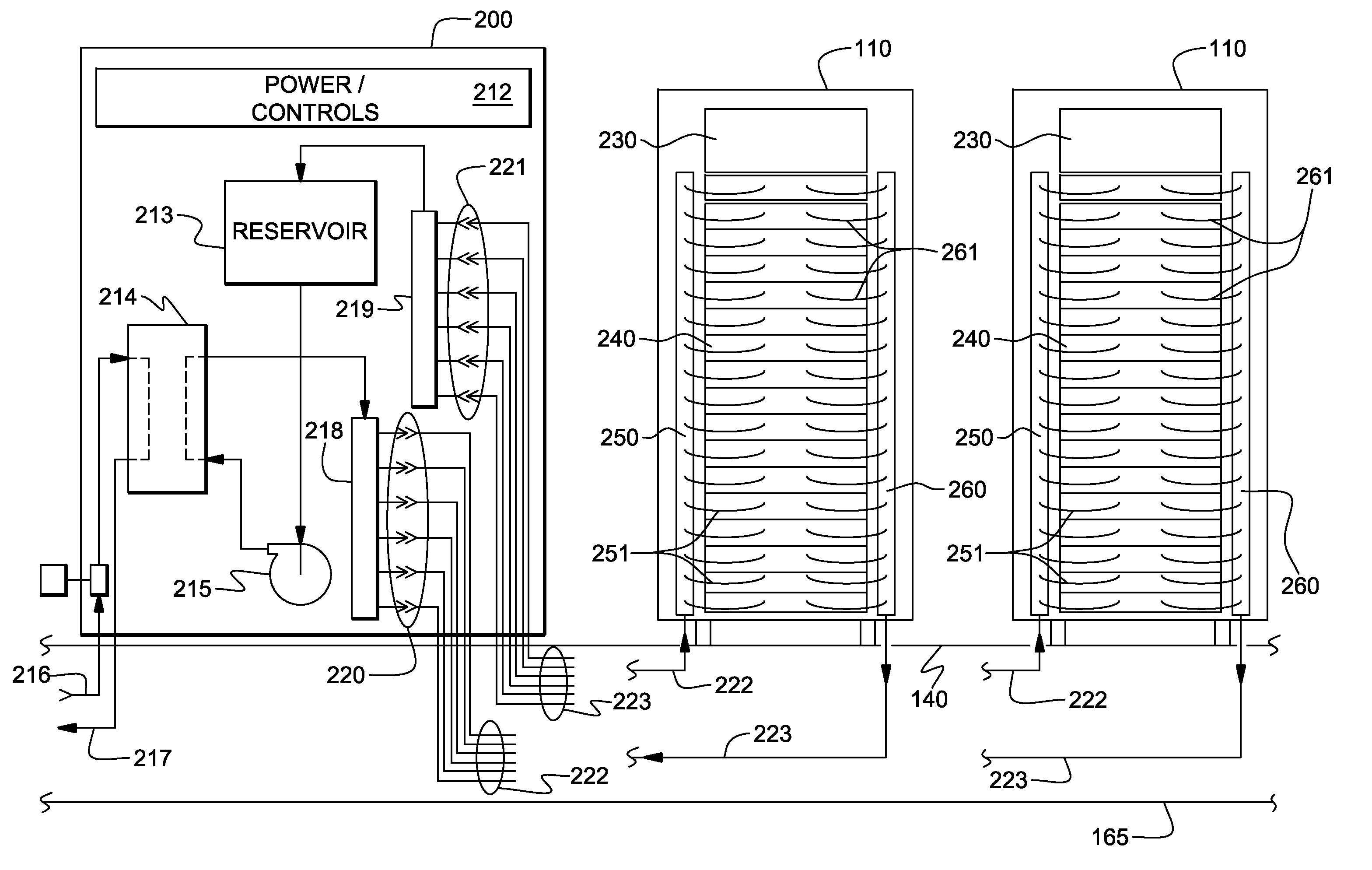 Cooled electronic module with pump-enhanced, dielectric fluid immersion-cooling