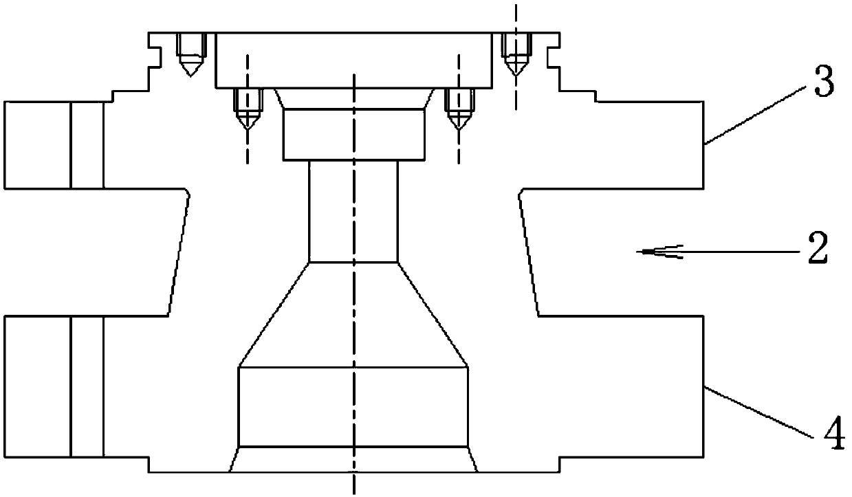 Large double-head shaft connecting flange blank manufacturing process and tool