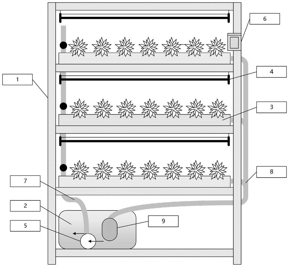 Method and device for high-yield hydroponic seedling culture of pinellia ternate