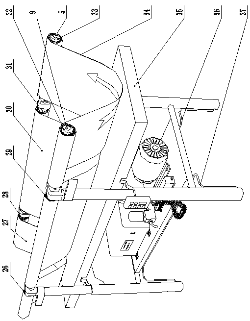 Operating table realizing automatic body-overturning purpose