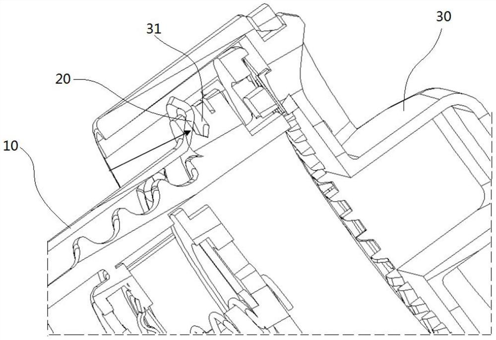 Seal combination structure for fuel system