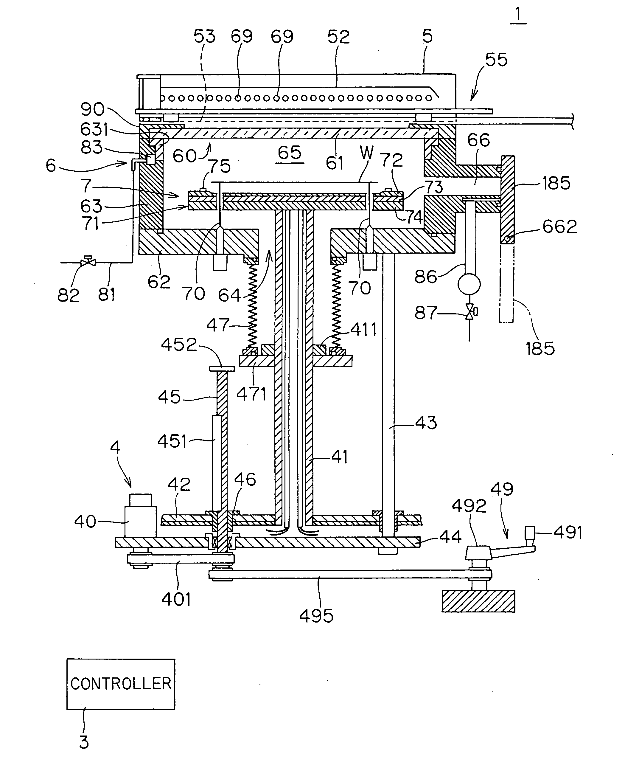 Susceptor for heat treatment and heat treatment apparatus