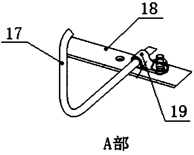 Front section assembly of leaf spring suspension chassis frame of passenger car with low driving area