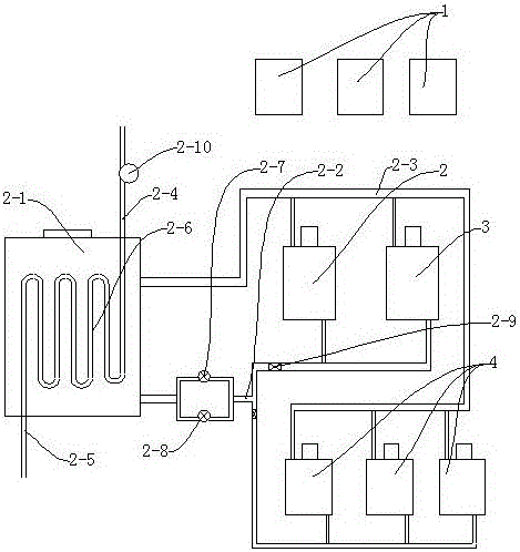 Tyre cord fabric glue mixing system