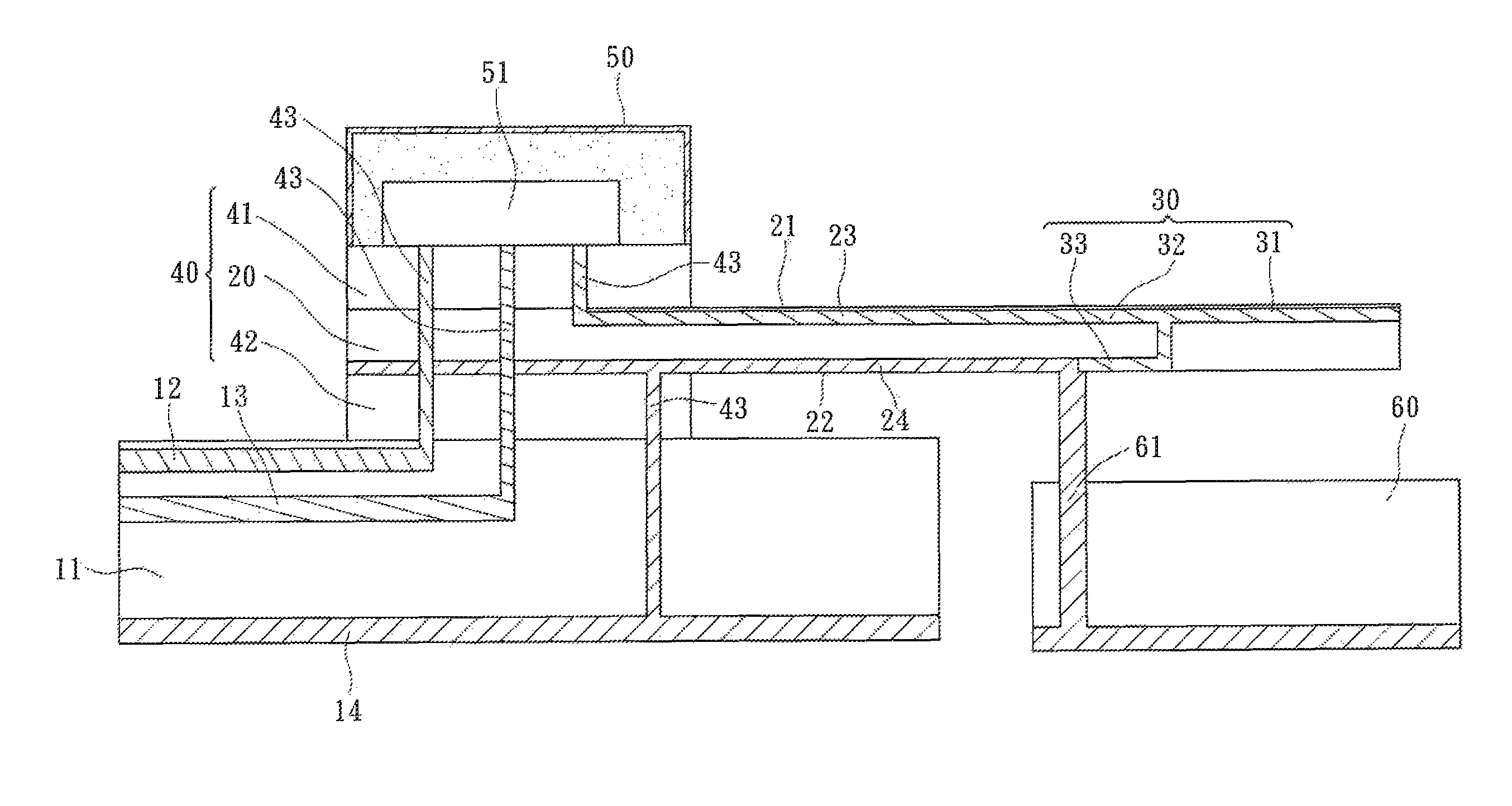Wireless module with integrated antenna by using rigid-flex board